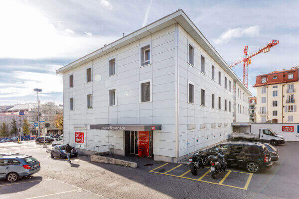 Office World Filiale Lausanne Eingang